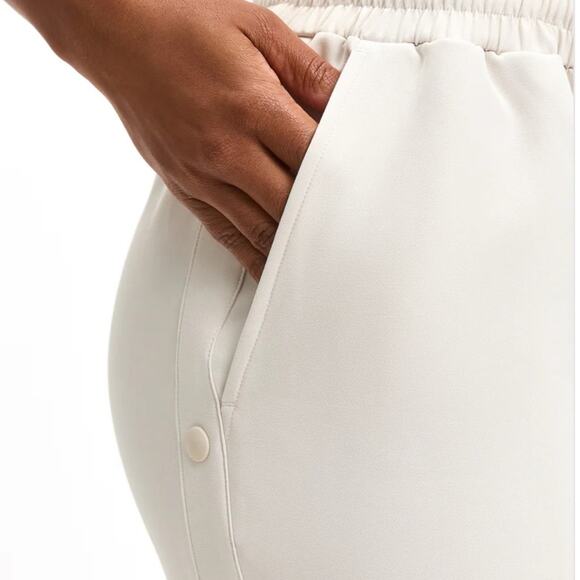 BuffBunny Cream Snap Side Pant | Size M | Athleisure - Picture 5 of 8